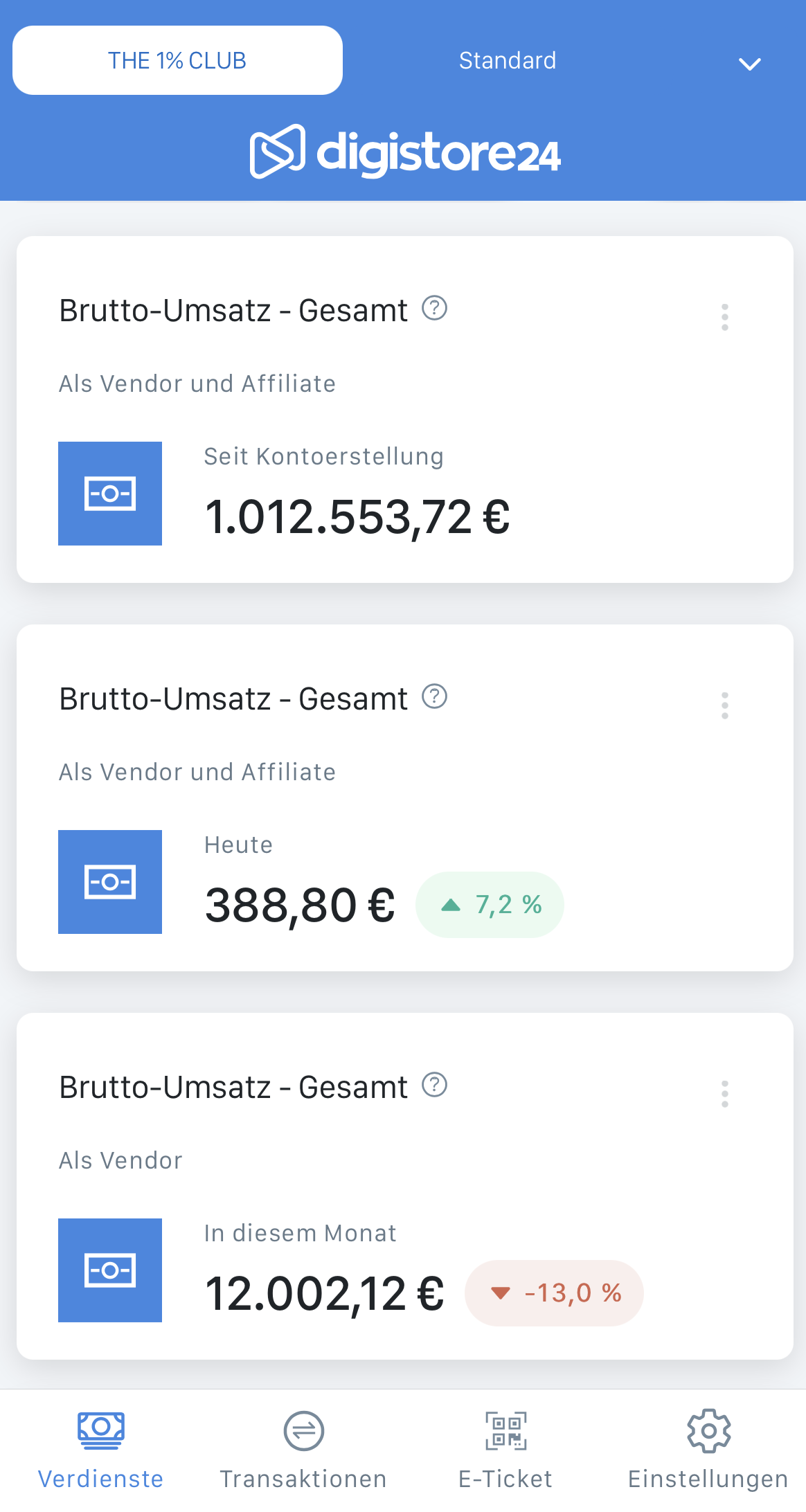 1% Club Community hat einen rabatt Rabattgutschein rabattcode