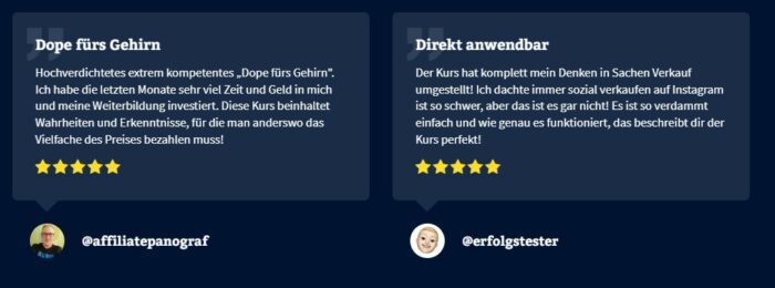 Socigenie Ergebnisse erfahrungen Testimonials Schülerberichte kundenstimmen