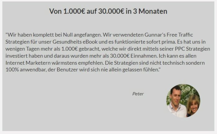 Traffic For Cash Ergebnisse erfahrungen Testimonials Schülerberichte kundenstimmen